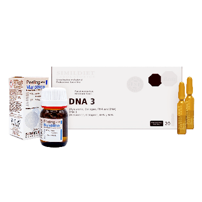 Набор DNA3 с ГК 1% 2ml 1 уп + Mandelico peel 30ml от Simildiet 
